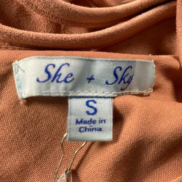 New She + Sky Women's Size Small Mauve Velvet - Picture 3 of 7